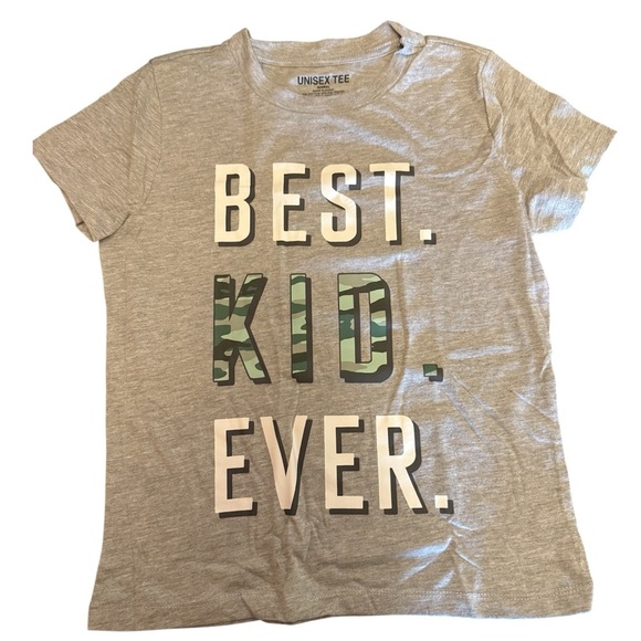 Two Gray Kids Shirt - Best Kid Ever and Heart crusher - Picture 1 of 4